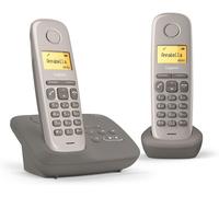 Gigaset AL170A Duo Téléphone fixe sans fil DECT/GAP Répondeur Taupe [Version Française]