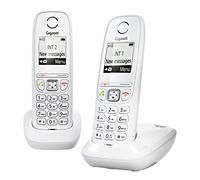 Gigaset AS405 Duo Téléphone sans Fil DECT/GAP Blanc [Version Française]