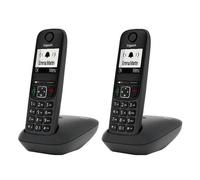 Gigaset AS490 Duo Téléphone Analogique/Dect Identificateur De Appel Noir