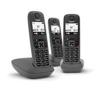 Gigaset As490 Trio Black Cordless Dect