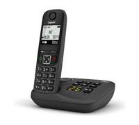 Gigaset AS490A Téléphone Analogique/Dect Identifiant De L'Appel Noir