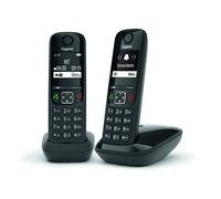 Pack duo téléphone sans fil Gigaset AS690 - noir