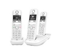 Gigaset AS690 Trio - Téléphone sans fil avec ID d'appelant - ECO DECT\GAP - blanc + 2 combinés supplémentaires