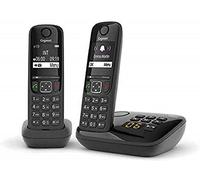 Téléphone fixe GIGASET Noir Duo AS690A