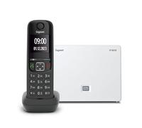 Gigaset AS690A IP Base - Téléphone VoIP - Prend en Charge 6 Ordinateurs Portables - Accès aux Contacts Google, Office 365, Noir [Compatible IT, DE, FR, NL, AUT, Che]
