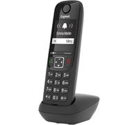 Gigaset AS690HX Bundle - Combiné noir - Journal d'appels - CLIP, Téléphone, Noir