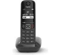 Gigaset AS690R, Téléphone analogique/DECT, Casque filaire, 100 in, Identification du nom et de l'appelant, Noir