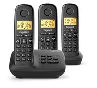 GIGASET Basic 100A TRIO Téléphone fixe sans fil avec répondeur - Mains libres