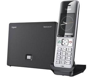 Gigaset BasicLine IP+COMFORT 500HX DECT, GAP, IP-DECT/GAP, VoIP Téléphone VoIP sans fil noir,argent