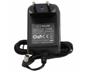 Gigaset C39280-Z4-C706 adaptateur de puissance & onduleur Intérieur 12 W Noir - Adaptateurs de puissance & onduleurs (Intérieur, 100-240 V, 50/60 Hz, 12 W, 12 V, 1 A)