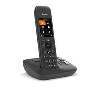 Gigaset Téléphone fixe sans fil C575A – Grand écran couleur, répondeur 30 min, mains libres – Noir