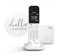 Gigaset CL390 Téléphone DECT/analogique Blanc CL390, Téléphone DECT/analogique, Combiné, Haut-parleur, 150 entrées, Blanc