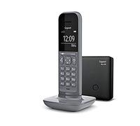 Gigaset CL390 - Téléphone Fixe sans Fil au design Moderne avec Grand écran Rétro-Éclairé, fonctions Mains Libres et Blocage D'appels - Gris Anthracite [Version Française]