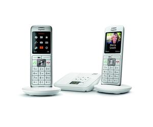 Gigaset CL660A Duo Blanc Pack Duo : Téléphone sans fil, base répondeur déportée et combiné supplémentaire