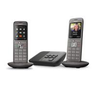 Gigaset CL660A Duo - Téléphone sans fil - répondeur - 2 combinés - gris anthracite