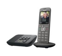 Gigaset CL660A - Téléphone sans fil - système de répondeur avec ID d'appelant - DECT\GAP - noir, anthracite