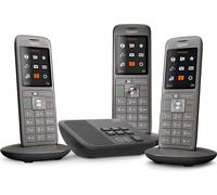 Gigaset CL660A Trio, Téléphone analogique/DECT, Casque sans fil, Haut-parleur, 400 entrées, Identification du nom et de l'appelant, Gris
