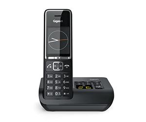 GIGASET COMFORT 550 BLACK CORDLESS AVEC SEGRETATION Cordless DECT/GAP avec répondeur de temps d'enregistrement jusqu'à 30 minutes. Fonctions générales : affichage lumineux en couleur, 18 mélodie