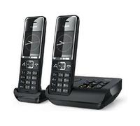 Téléphone analogique/DECT COMFORT 550A duo avec identification de l'appelant Noir
