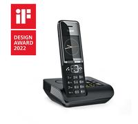 Gigaset COMFORT 550A Téléphone sans fil DECT noir avec répondeur et écran 2,2 pouces