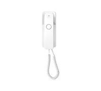 Gigaset DESK 200 - Téléphone filaire peu encombrant avec câble élastique - 10 numéros abrégés - rappel du dernier numéro - compatible avec les appareils auditifs - sélection DTMF ou à impulsions régla