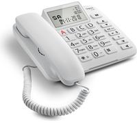 Gigaset DL380 Téléphone analogique blanc Identification de l'appelant