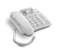 Gigaset Téléphone analogique DL380 - Identification de l'appelant - Blanc