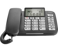 Gigaset DL580 - Téléphone filaire avec identification de l'appelant - noir