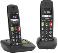 Gigaset E290 A Duo Schnurlostelefon-Set mit Anrufbeantworter schwarz