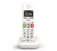Gigaset E290 Téléphone analog/dect Identification de l'appelant Blanc