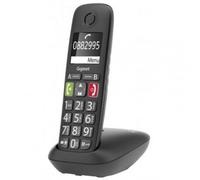 Gigaset E290 Téléphone Fixe Sans Fil Noir - Écran Rétroéclairé, Mains Libres Full Duplex, Répertoire 150 Contacts