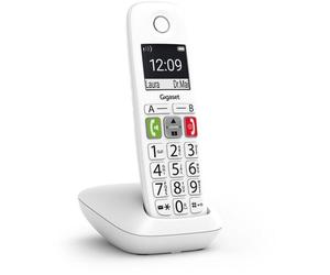 Gigaset E290 - Téléphone sans fil avec ID d'appelant - ECO DECT\GAP - blanc