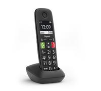 Gigaset E290HX - Téléphone Portable supplémentaire avec sonneries Fortes, Grands Chiffres et Son amélioré, Touches d’Appel Rapide, Mains Libres avec Volume réglable, Noir (Version Italienne)