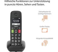 Gigaset E630 - sans Fil Premium Personnes Âgées Téléphone Dect Parler Wähltasten