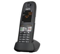 Gigaset E630HX Téléphone sans fil DECT Étanche (avec IP65) Protégé contre la poussière Résistant aux chocs Noir [Produit d'import] [Version Allemande]
