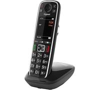 Gigaset Téléphone E720 Analog/Dect – Identification de l'appelant – Noir (Version allemande)
