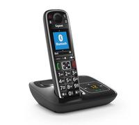 Gigaset E720A Téléphone Analog/dect Identification de l'appelant Noir