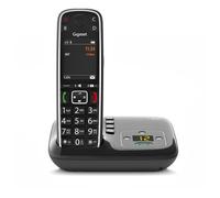 Gigaset E720A Téléphone analog/dect Identification de l'appelant Noir