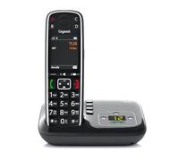 Gigaset E720A Téléphone analog/dect Identification de l'appelant Noir [Version Allemande]