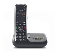 Gigaset E720A - Téléphone sans fil - système de répondeur avec ID d'appelant - ECO Dectgap - noir