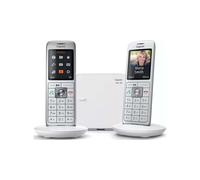 Téléphone fixe avec répondeur Gigaset CL660A Duo Blanc - Telephone Sans Fil avec Repondeur - Pack duo / trio