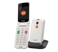 Gigaset GL590 - Téléphone Mobile Débloqué Double-Sim avec Interface Ergonomique Et Simple D'Utilisation, Bluetooth - Blanc