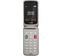 Gigaset GL595 Téléphone portable Touche SOS, protégé contre les projections d'eau, protégé contre la poussière argent