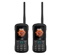 Gigaset GLX 8 - Téléphone Portable à Bouton extérieur Robuste - Étanche à la poussière et à l'eau IP68 - Double SIM - sans abonnement - Bluetooth 5.0 - Écran LCD 2,4" - Noir/Orange