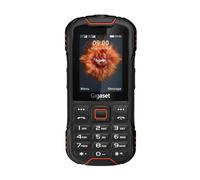 Gigaset GLX8 - Téléphone Portable à Touches 4G Robuste - Étanche à la poussière et à l’Eau e Protection IP68 - Dual SIM - sans abonnement - Bluetooth 5.0 - Écran LCD 2,4 Pouces, Noir/Orange