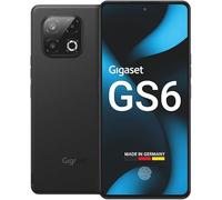Gigaset GS6 Smartphone - 128 Go + 8 Go de RAM - Écran OLED FHD+ 6,67" avec 120 Hz - Processeur Octa-Core 5G - Triple caméra 64 + 8 + 2 MP - Batterie 5 300 mAh (type), amovible, Android 15 - Fabriqué
