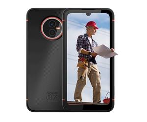 Gigaset GX4 PRO smartphone professionnel durci - étanche à la poussière et à l'eau IP68, norme militaire, grand écran HD plus 6.1 - 128GB et 6GB RAM - 48MP, 400 heures de veille, Android 12, Noir