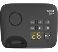 Gigaset L36852-H2927-B101 Gigaset C575A Duo Kit de téléphone sans fil avec répondeur noir