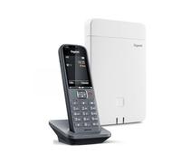 Pack Gigaset N610IP PRO + S700H PRO Ensemble avec station de base IP DECT monocellulaire et terminal sans-fil, idéal pour la communication mobile dans