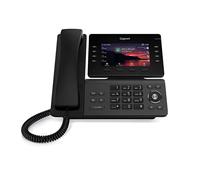 Gigaset P825 IP PRO Téléphone IP de bureau avec écran TFT couleur de 5" rabattable, audio HD et 8 touches de fonction programmables.
